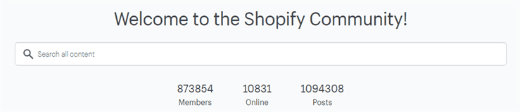 Shopify Community Forum