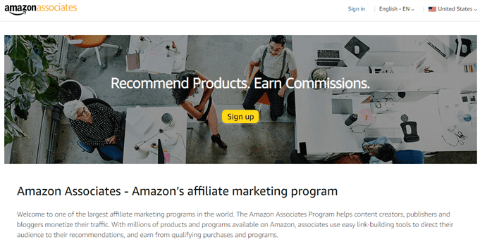 Amazon Associates Affiliate Program