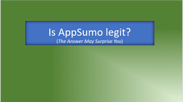 Is AppSumo legit