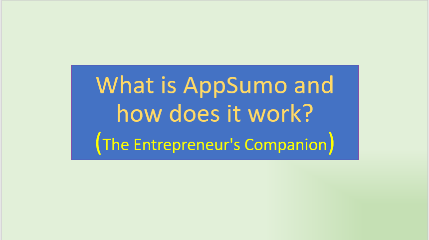 What is AppSumo and how does it work
