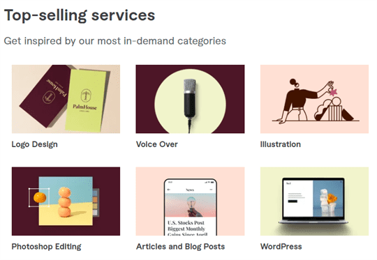 Top-Selling Services on Fiverr