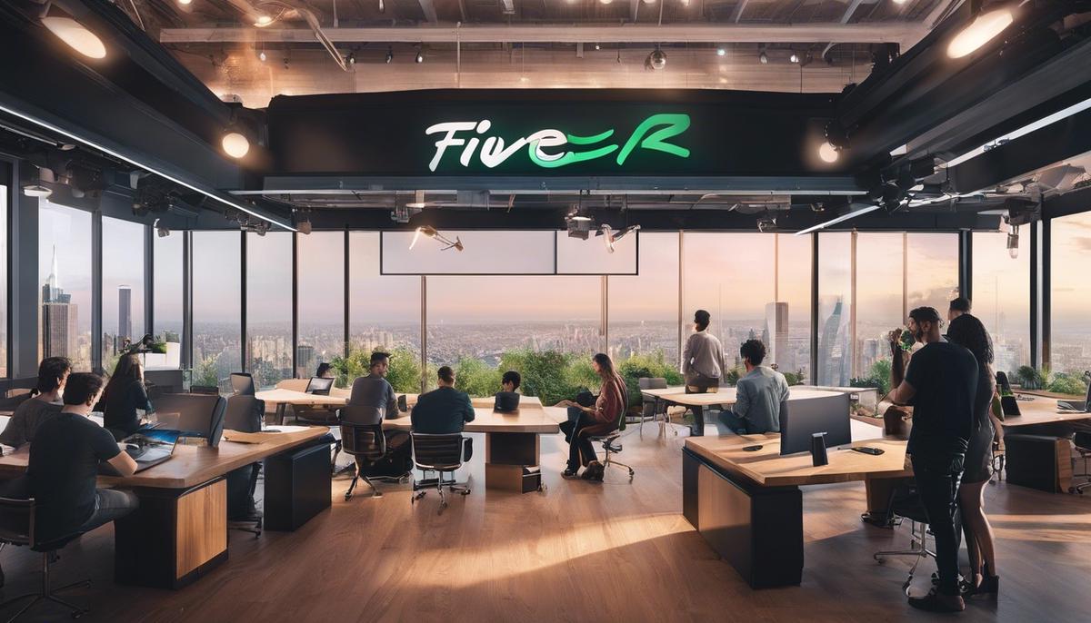 Image describing the future trajectory of Fiverr's high-demand services, highlighting its role in shaping the gig economy.