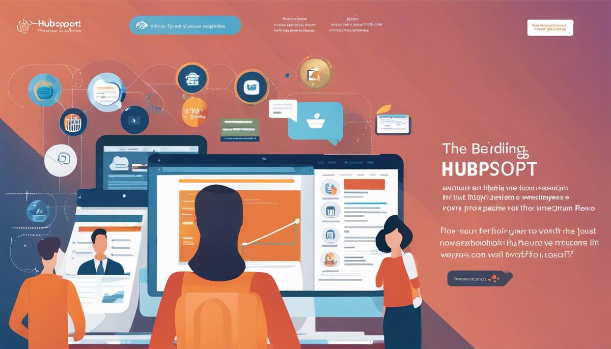 Image illustrating the features and benefits of HubSpot CRM for nonprofits