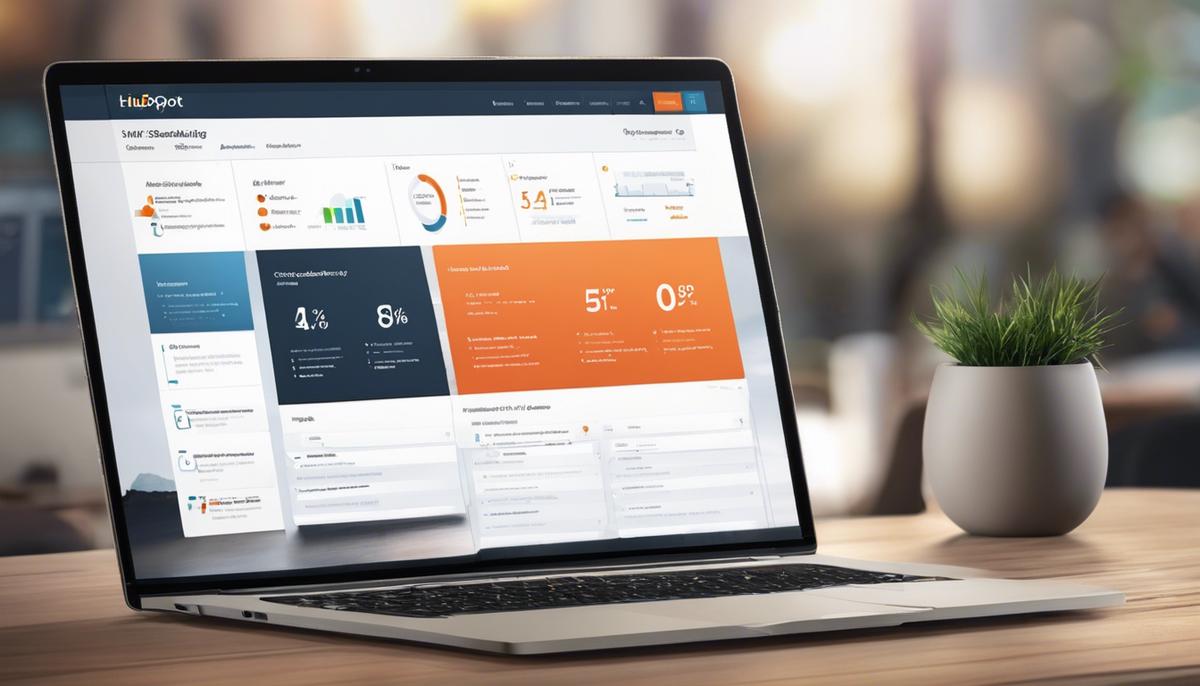 An image showcasing the features and benefits of HubSpot CRM, demonstrating its user-friendly interface, versatile feature set, and easy scalability.