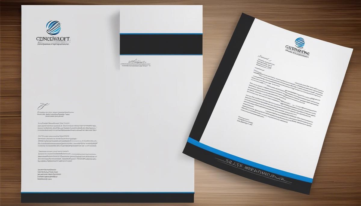 A sleek and professionally designed letterhead that strengthens your brand's touchpoint with every email you send.