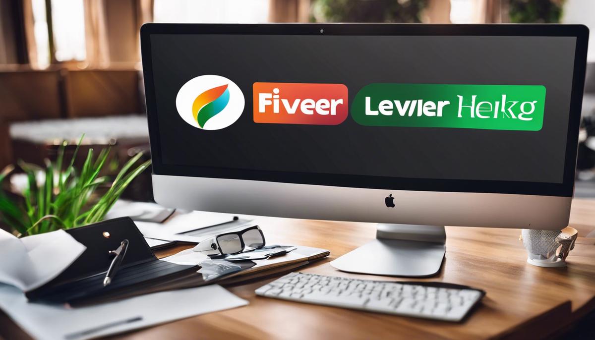 Image illustrating Fiverr Logo Maker as a powerful tool for businesses.